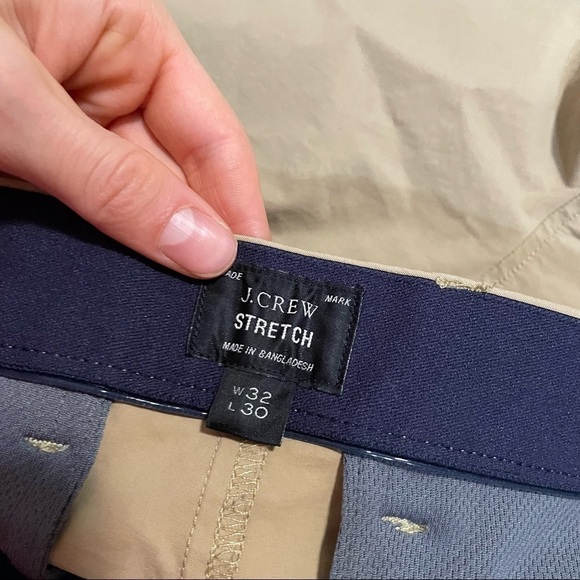J crew 484 slim fit tech pants khaki - Picture 3 of 5
